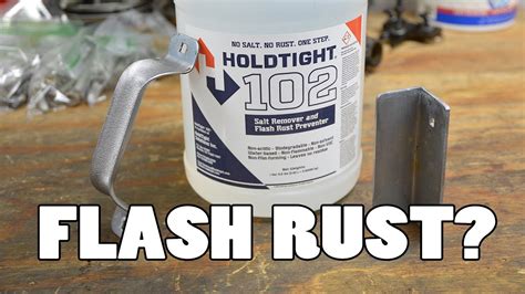 best rust prevention after sandblasting